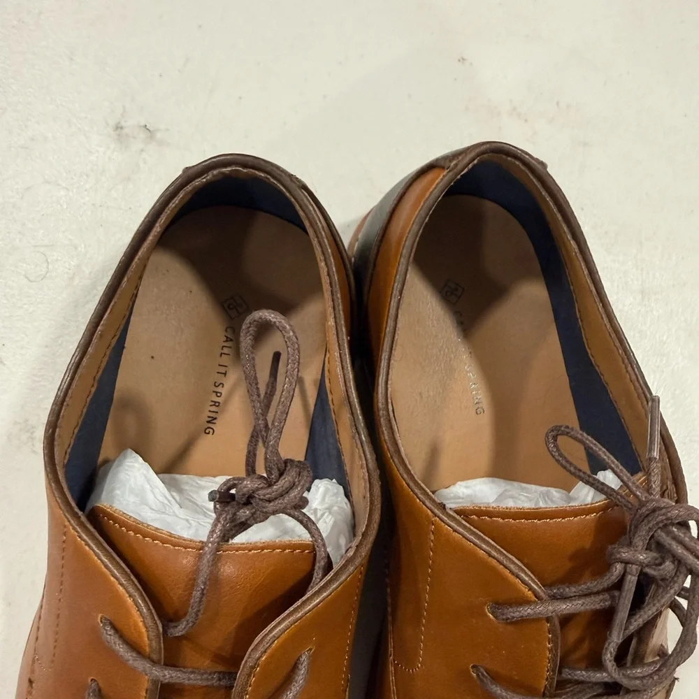 Call It Spring Brown / Tan Oxford Shoes Men’s Size 9.5 Good Condition Used